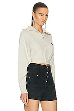 Isabel Marant Etoile Oxane Cardigan in Light Grey, view 3, click to view large image.