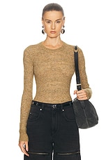 Isabel Marant Etoile Acia Sweater in Honey, view 1, click to view large image.