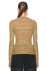 Isabel Marant Etoile Acia Sweater in Honey, view 3, click to view large image.