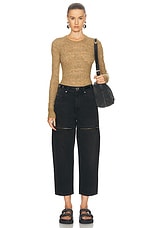 Isabel Marant Etoile Acia Sweater in Honey, view 4, click to view large image.