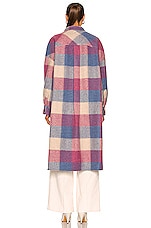 Isabel Marant Etoile Fontizi Coat in Rosewood, view 4, click to view large image.