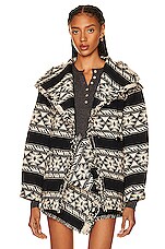 ISABEL MARANT ETOILE / 襟刺繍タックブラウス 水色 Isabel Marant Etoile Josiali Jacket in Black | FWRD