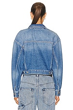 Isabel Marant Etoile Tadia Denim Jacket in Light Blue, view 3, click to view large image.