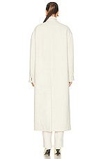 Isabel Marant Etoile Sabine Coat in Ecru, view 5, click to view large image.