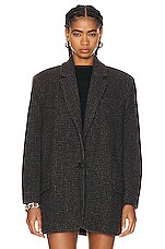 Isabel Marant Etoile Cikaito Blazer in Brown, view 1, click to view large image.