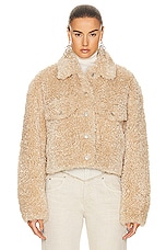 Isabel Marant Etoile Fazia Jacket in Ecru, view 1, click to view large image.