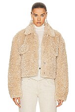 Isabel Marant Etoile Fazia Jacket in Ecru, view 2, click to view large image.