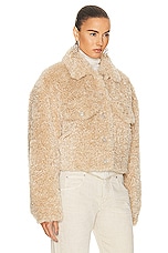 Isabel Marant Etoile Fazia Jacket in Ecru, view 3, click to view large image.