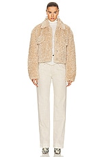 Isabel Marant Etoile Fazia Jacket in Ecru, view 5, click to view large image.