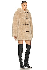 Isabel Marant Etoile Florene Coat in Ecru, view 3, click to view large image.