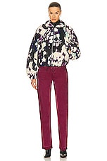 Isabel Marant Etoile Mackensy Jacket in Purple, view 4, click to view large image.