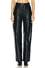 Isabel Marant Etoile Ariete Pant in Black, view 1, click to view large image.