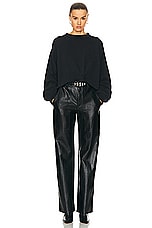 Isabel Marant Etoile Ariete Pant in Black, view 4, click to view large image.