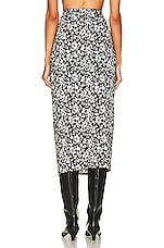 Isabel Marant Etoile Jeldia Skirt in Black & White, view 3, click to view large image.