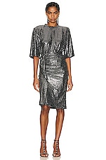 Isabel Marant Etoile Dolene Skirt in Silver, view 4, click to view large image.