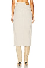 Isabel Marant Etoile Vandy Skirt in Ecru, view 3, click to view large image.