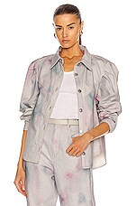ISABEL MARANT セオトアタフルフレストミットレンクスコト Isabel Marant Etoile Leona Top in Celadon | FWRD