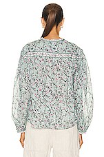 Isabel Marant Etoile Salika Top in Almond Green, view 3, click to view large image.