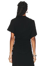 Isabel Marant Etoile Neyela Top in Black, view 4, click to view large image.