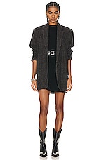 Isabel Marant Etoile Neyela Top in Black, view 5, click to view large image.