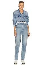 Isabel Marant Etoile Taniami Shirt in Light Blue, view 4, click to view large image.