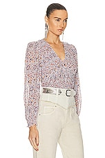 Isabel Marant Etoile Nibel Blouse in Pale Pink, view 2, click to view large image.
