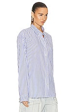 Isabel Marant Etoile Esola Shirt in Azure, view 2, click to view large image.