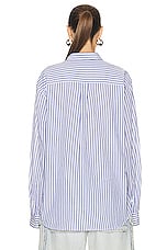 Isabel Marant Etoile Esola Shirt in Azure, view 3, click to view large image.
