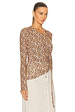 Isabel Marant Etoile Jazzy Top in Ochre, view 2, click to view large image.
