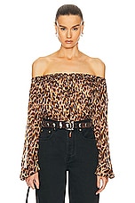 Isabel Marant Etoile Vutti Top in Ochre, view 1, click to view large image.