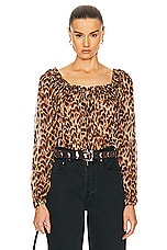 Isabel Marant Etoile Vutti Top in Ochre, view 2, click to view large image.