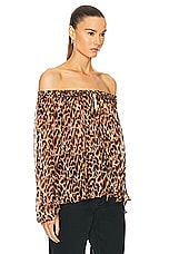 Isabel Marant Etoile Vutti Top in Ochre, view 3, click to view large image.