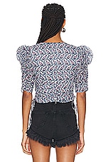 Isabel Marant Etoile Galaor Top in Ecru, view 3, click to view large image.