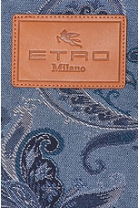 Etro Mini Denim Dress in Multi, view 4, click to view large image.