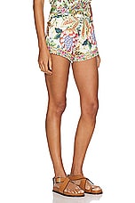 Etro Printed Short in Multi, view 2, click to view large image.