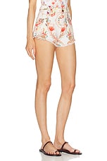 Etro Shorts in White Multi, view 2, click to view large image.
