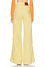 Etro Wide Leg in Yellow, view 3, click to view large image.