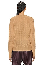 Etro Knit Crew Sweater in Beige, view 4, click to view large image.