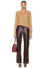 Etro Knit Crew Sweater in Beige, view 5, click to view large image.