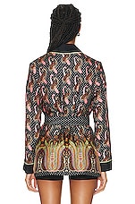 Etro Belted Sweater in Nero, view 4, click to view large image.