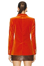 Etro Tailored Jacket in Orange, view 3, click to view large image.