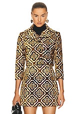 Etro Printed Jacket in Black, view 1, click to view large image.