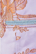 Etro Floral Vest in Purple & Peach, view 5, click to view large image.