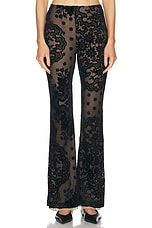 Etro Flare Pant in Black, view 1, click to view large image.