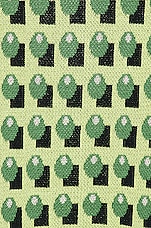 Etro Printed Polo Top in Green, view 5, click to view large image.