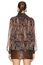 Etro Long Sleeve Blouse in Multi, view 3, click to view large image.