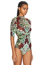 Etro Bodysuit in Burgundy, view 3, click to view large image.