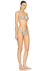 Etro Bikini Set in Green Multi, view 2, click to view large image.