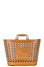 Etro Shopping Bag in Brown, view 1, click to view large image.