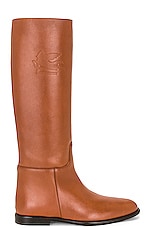 Etro Tall Boot in Brown, view 1, click to view large image.